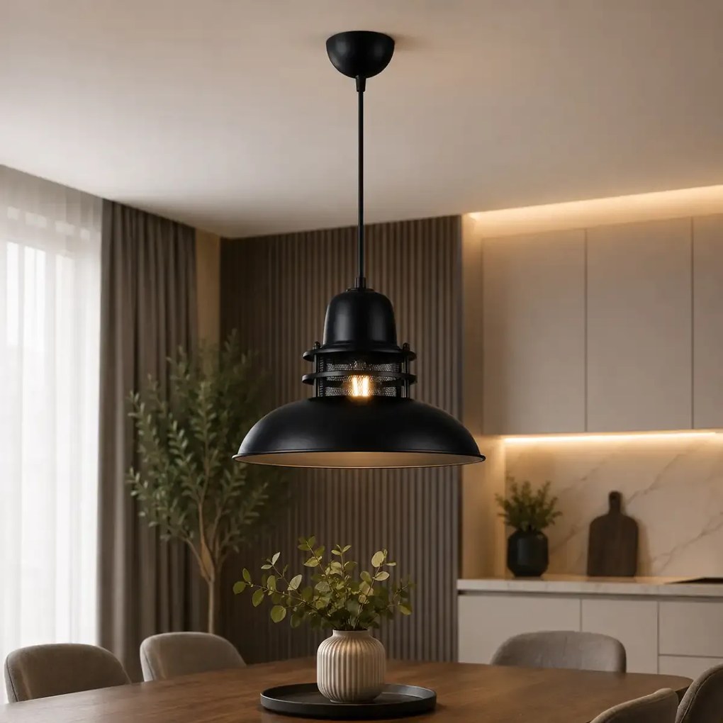 Pendul cu un glob negru-auriu homs ro11368