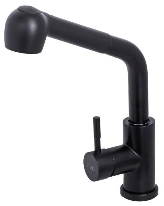 Baterie Bucătărie cu Duș Extractibil, Inox Negru Model HS004 – Design Modern și Funcționalitate pentru Orice Bucătărie
