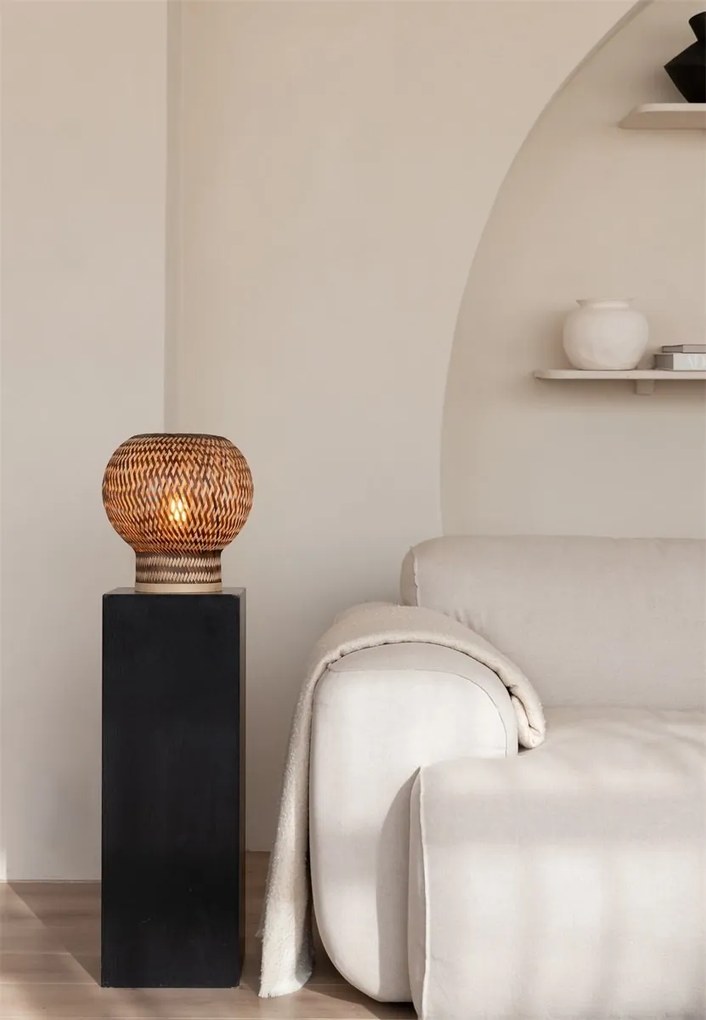 Lampa de Masa Eco, Bambus, Barbados natural/brown