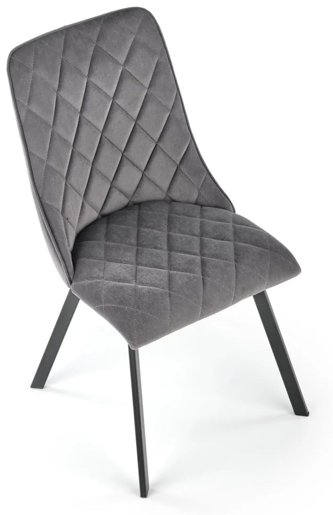 Scaun K450 velvet gri