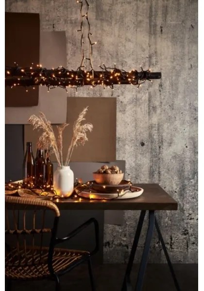 Eglo 410817 - Instalație luminoasă LED de exterior GOLDEN, 1200 LED, 29 m, IP44, alb cald