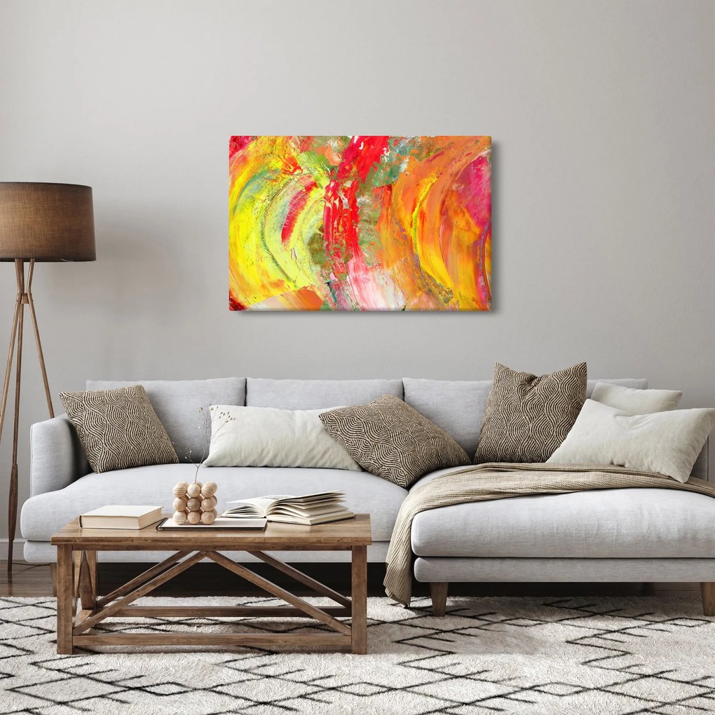 Tablou cu abstracție- pictura (90x60 cm)