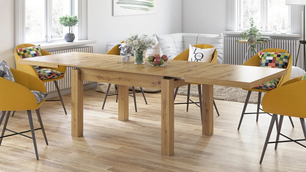 Mazzoni ROYAL Stejar Artisan - MASĂ EXTENSIBILĂ PÂNĂ LA 2,7 m