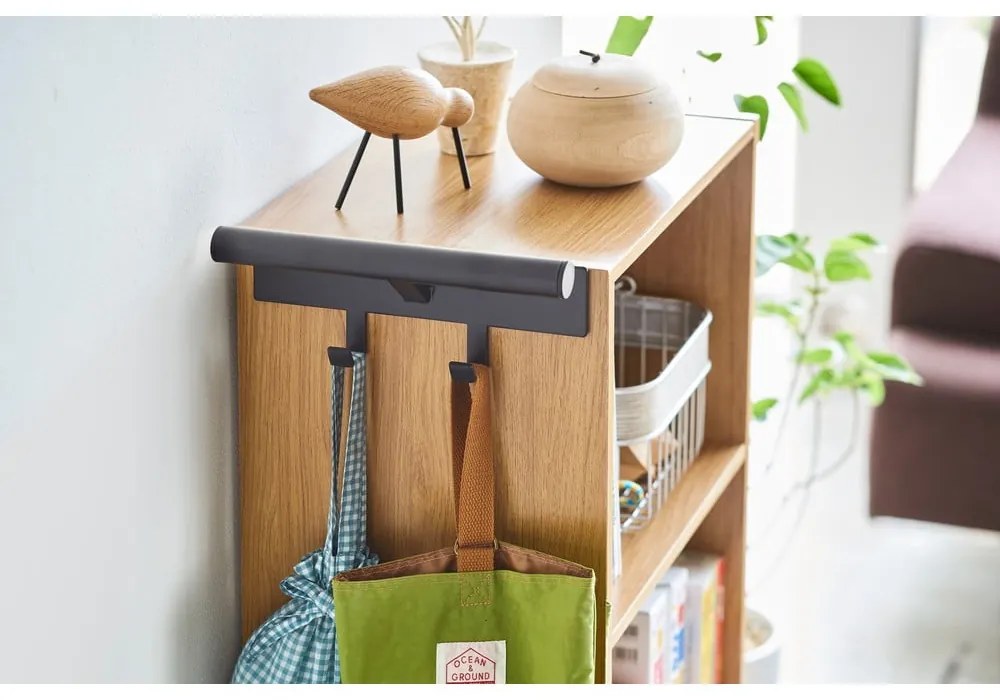 Cuier metalic Yamazaki Tower, negru