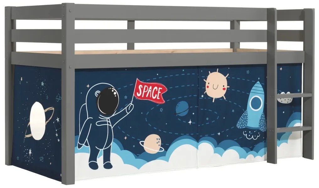 PINO PAT SEMI-INALT și cortina Space Shuttle.
