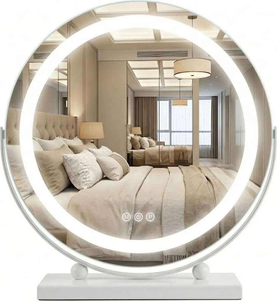 Oglindă LED MAKE-UP White 40 cm