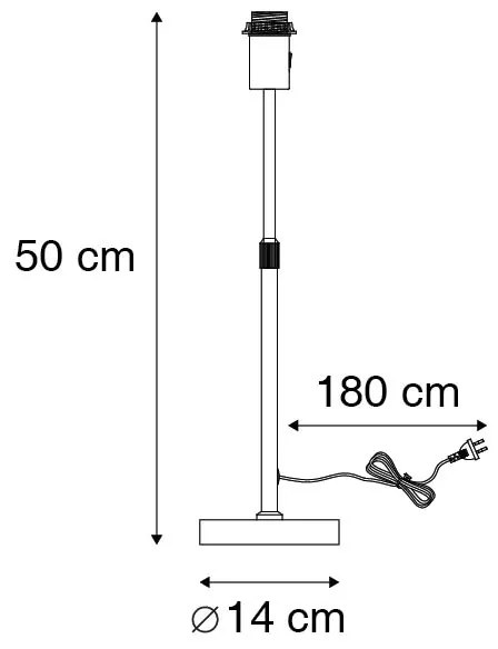 Lampă de masă din oțel reglabilă - Parte