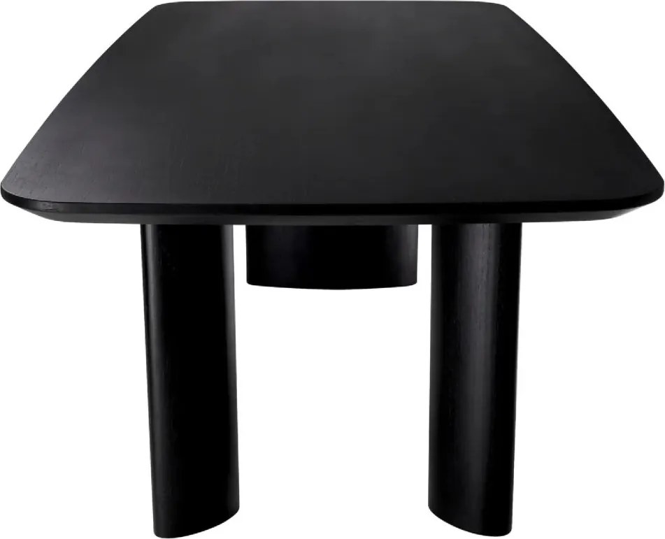 Masa dining moderna design LUX Harmonie S negru 241x109cm