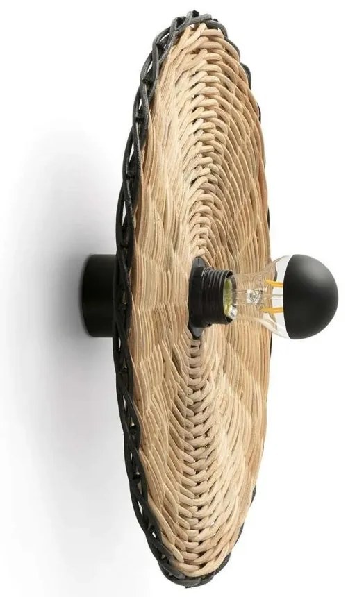 Aplica de perete/tavan design natural din ratan COSTAS 40cm