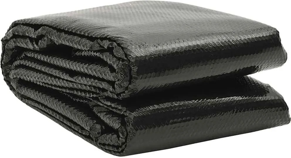 vidaXL Prelată piscină dreptunghiulară, negru, 500 x 300 cm, PE