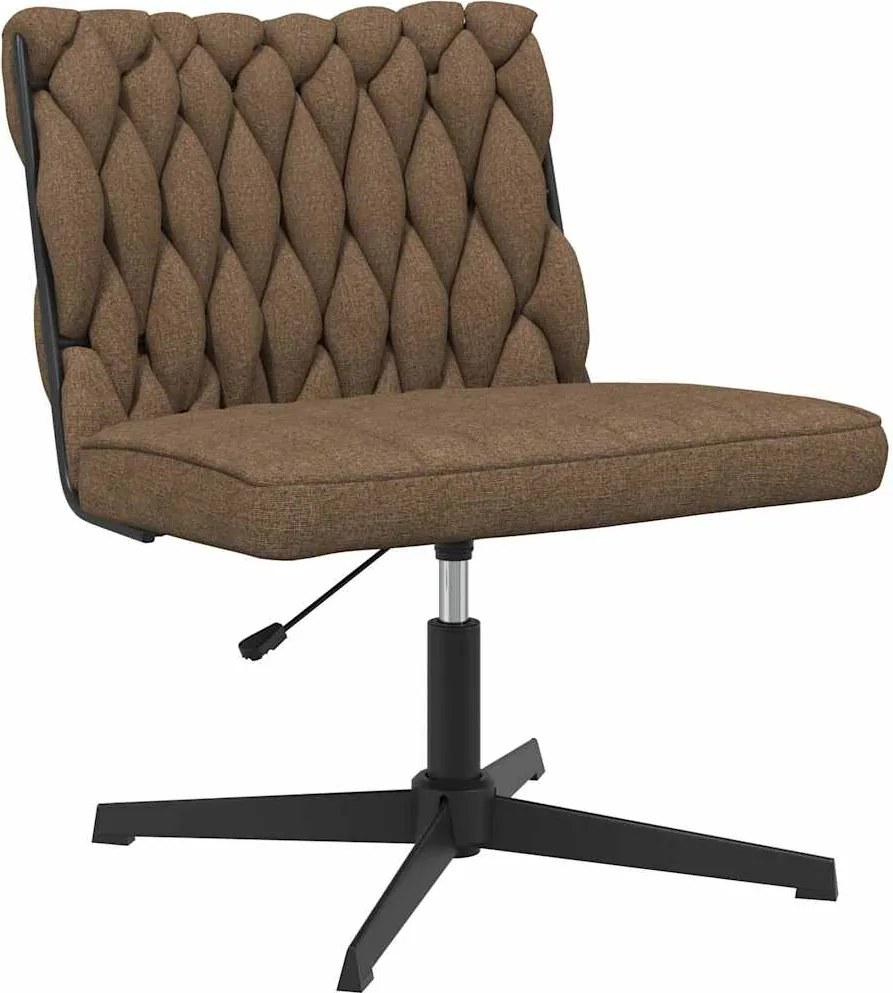 vidaXL Scaun de birou pivotant, gri taupe, material textil