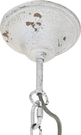 Lustră suspendată din metal, negru antichizat, 37,5×37×73,5 cm, „Viena"