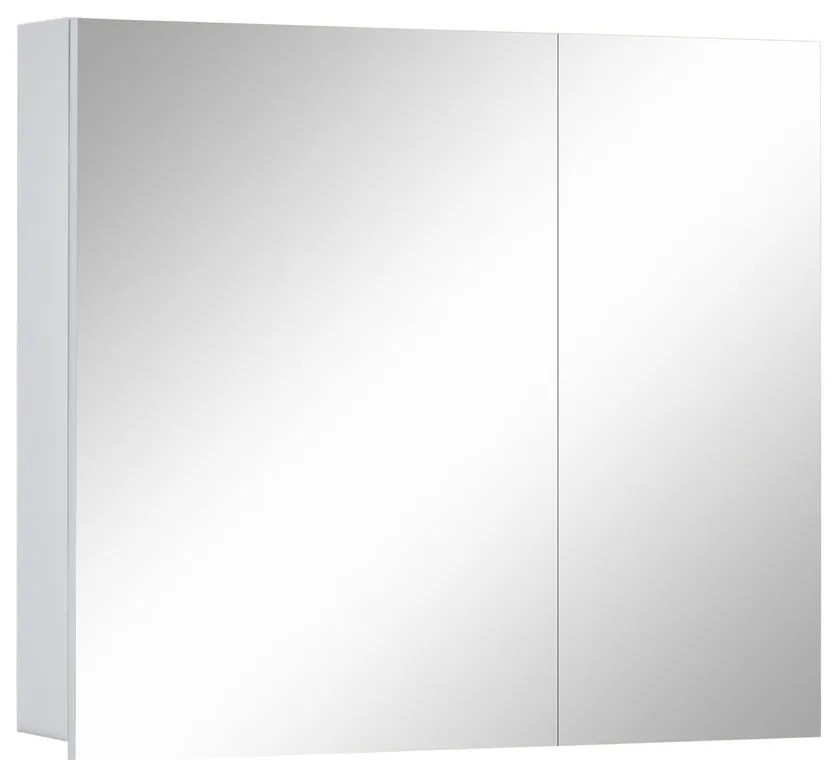 Dulap de baie de perete cu oglindă Støraa Wisla, 80 x 70 cm