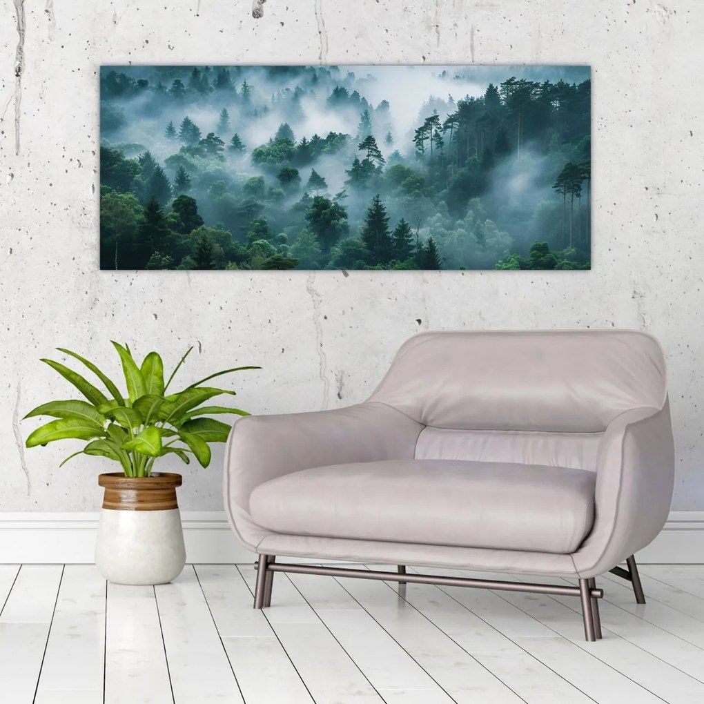 Tablou - Pădure în Ceață (120x50 cm)
