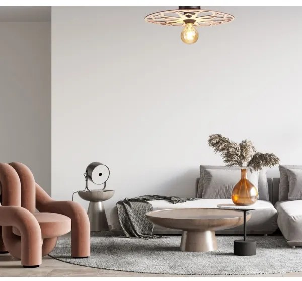 Lustră aplicată FALCO 1xE27/60W/230V d. 40 cm bej