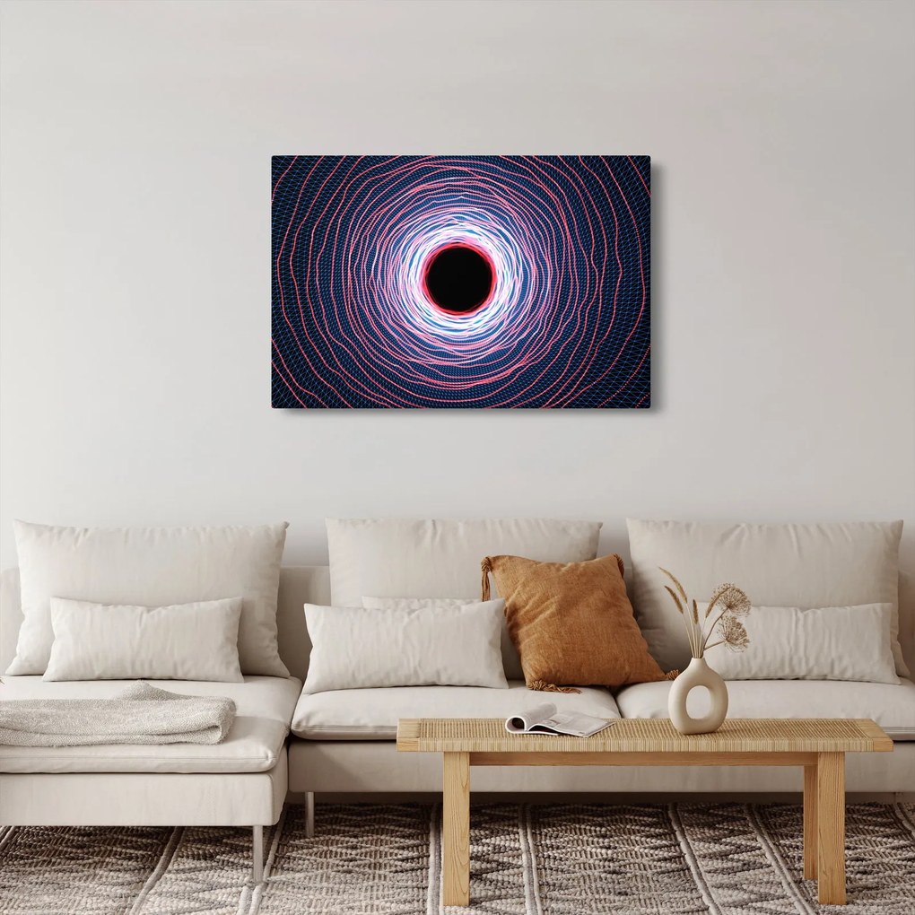 Tablou cercul abstact (90x60 cm)