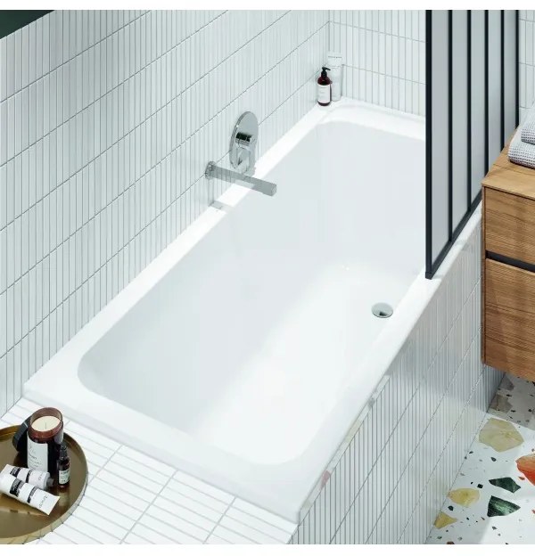 Cada dreptunghiulara, Villeroy&amp;Boch Architectura, 170x70cm, Alb Alpin, UBA177ARA2V-01