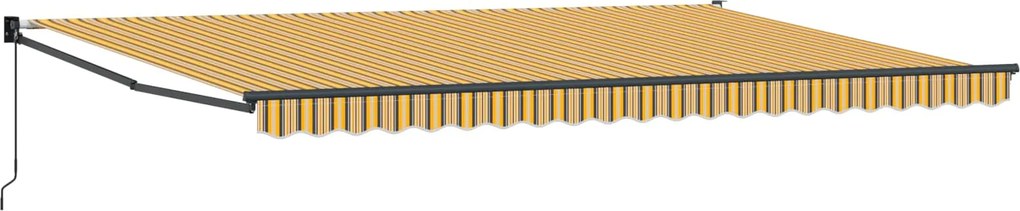 vidaXL Cortina Retractabilă Manual Multicolour 500 × 300 cm