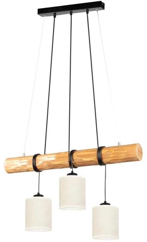 Spot-Light 68869351 - Lustră suspendată pe cablu TRENO, 3xE27/25W/230V, finisaj pin