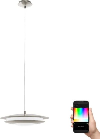 Eglo 98043 - Candelabru LED RGBW reglabil MONEVA-C LED/18W/230V