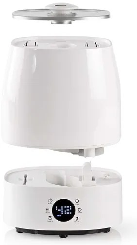 Umidificator cu afișaj LED Nedis HUMI120CWT 5,5 l 110W/230V