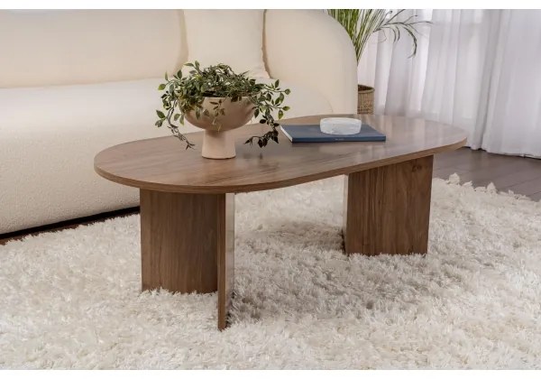 Masă de cafea NEL, nuc