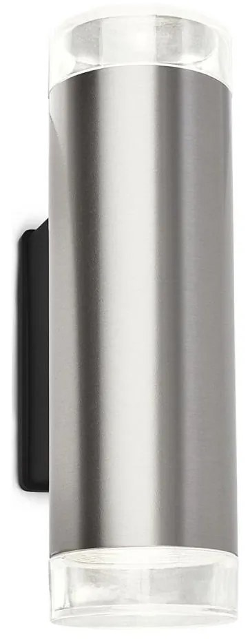 Aplică LED de exterior Brilo 2xGU10/4,7W/230V IP44 4000K crom mat