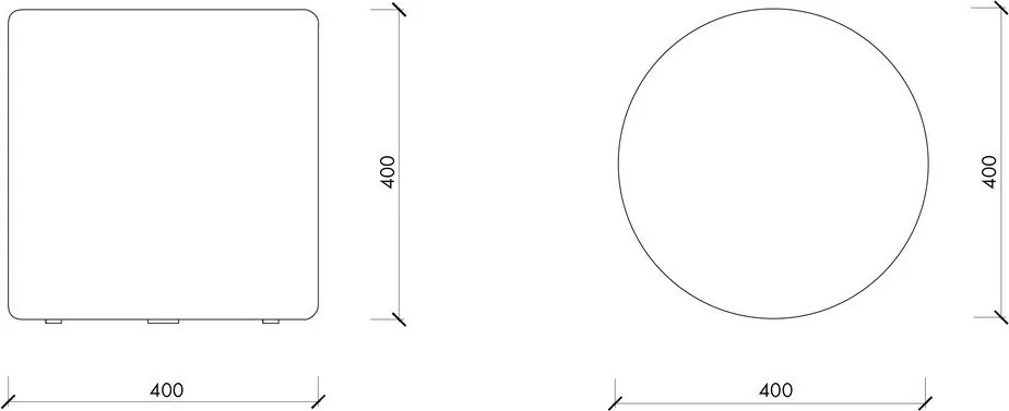 Puf teracotă cu tapițerie din lână Folk – noo.ma
