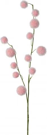 Fir floare artificiala, Velcro Roz, H105 cm
