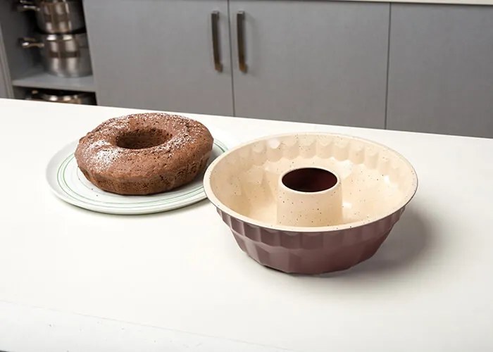 Forma bundt (guguluf) 27 cm cu invelis ceramic antiaderent Terrestrial NAVA NV 103 056