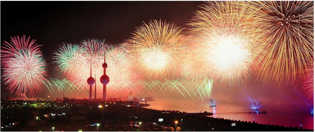 Tablou cu artificii (120x50 cm)