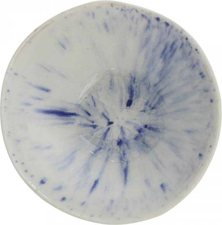 Bol alb/albastru din ceramica 250 ml Heather Bloomingville