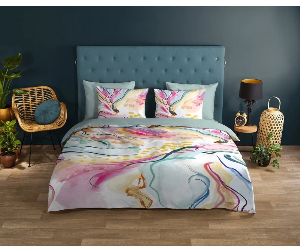 Lenjerie de pat din bumbac pentru pat dublu, extinsă 200x220 cm Magic – Good Morning