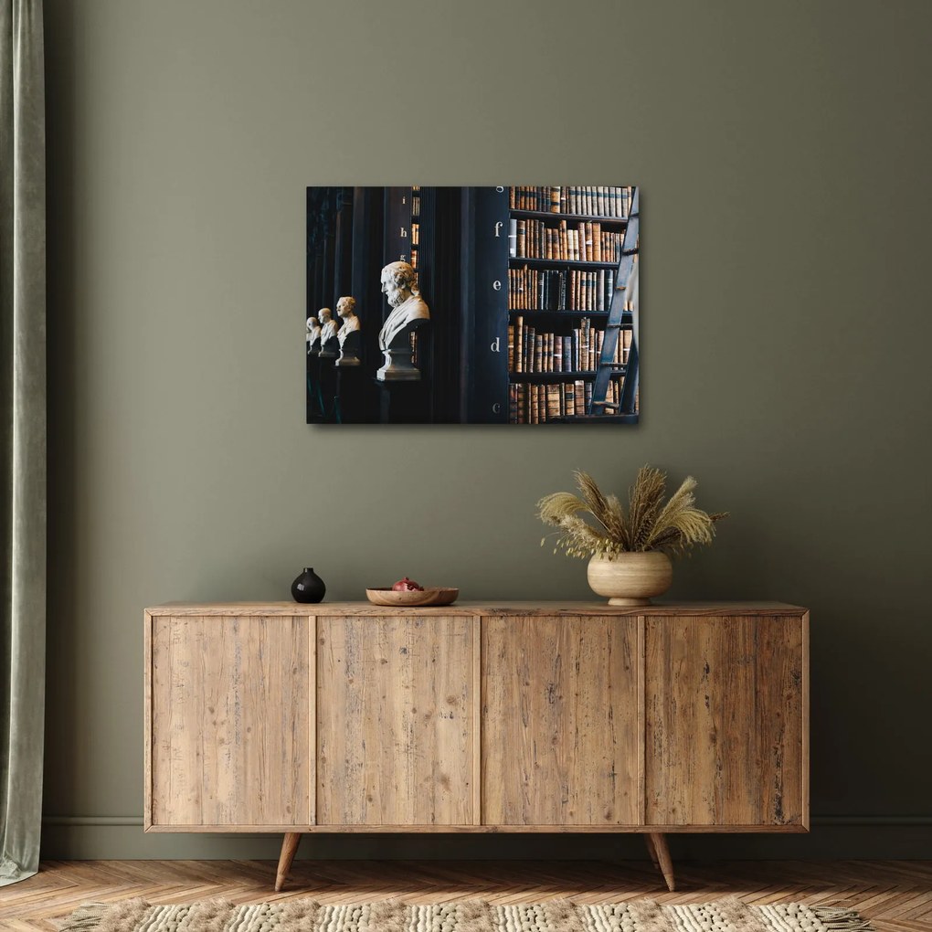 Tablou - La bibliotecă (70x50 cm)
