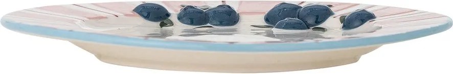 Farfurii roz/crem 4 buc. pentru desert din gresie ø 20,5 cm Carry – Bloomingville