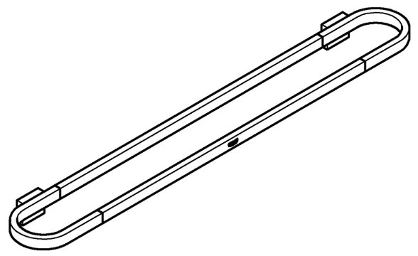 GROHE 41056000 - Suport pentru prosop SELECTION, 600 mm, crom lucios
