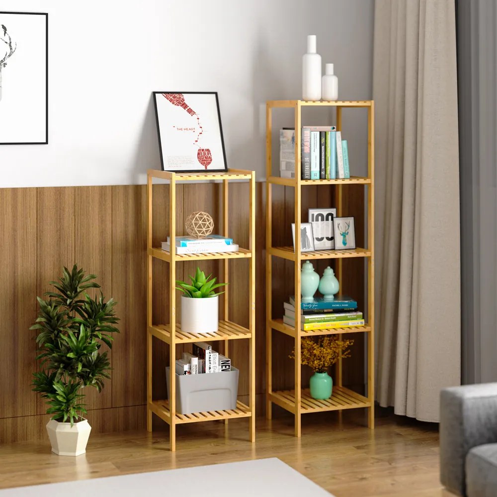 Deuba Raft din bambus - 140x33x33 cm