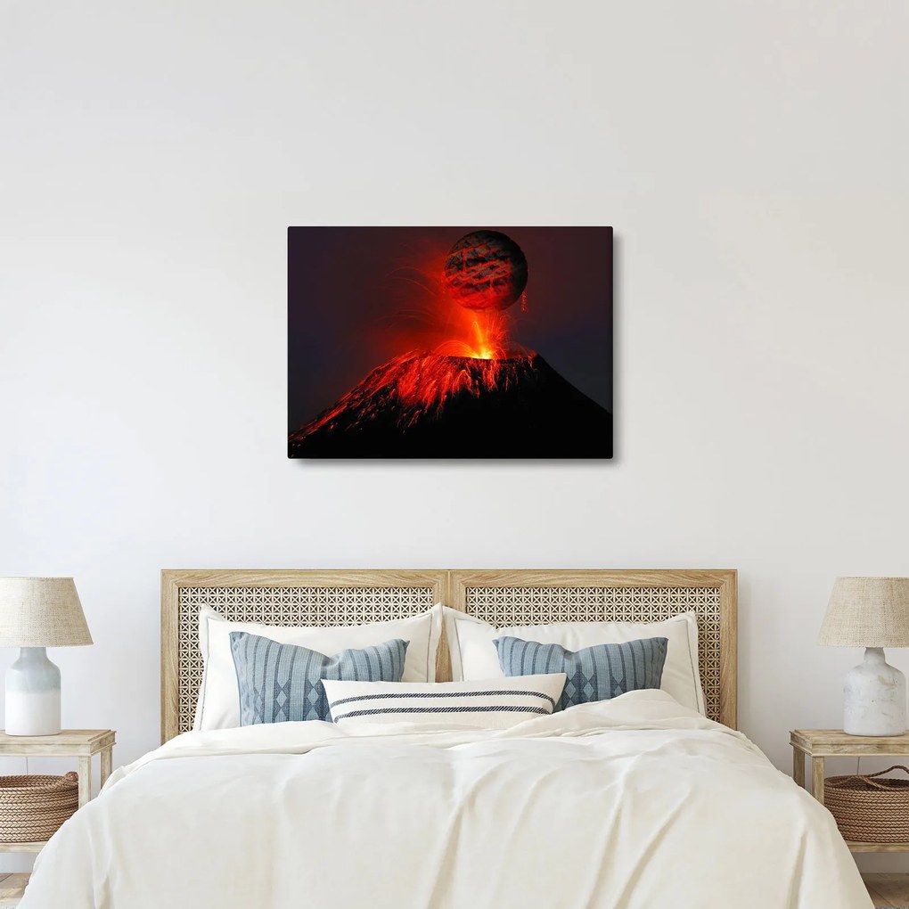 Tablou cu vulcan (70x50 cm)