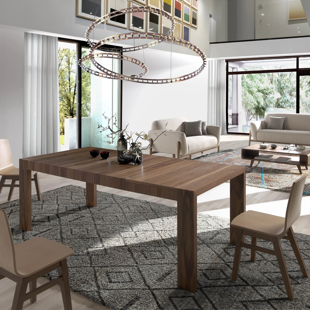 Masa extensibila Walnut, 160-210-260x100cm AC-GOB-N5303
