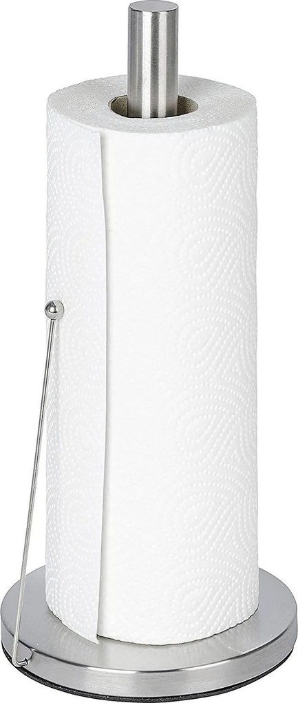 Suport pentru prosoape de hârtie de bucătărie CLAYTON - oțel inoxidabil, WENKO, argintiu