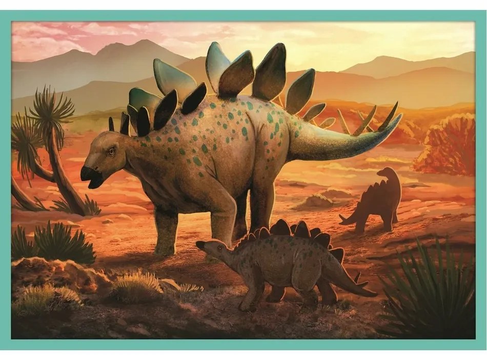 Puzzle Trefl Dinozauri, 10în1