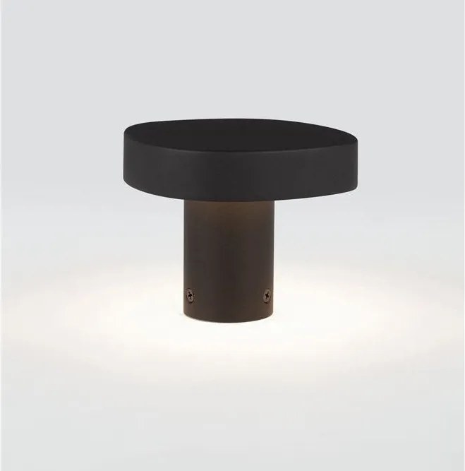 Mini Stalp de gradina IP65 BALIC negru H-10cm