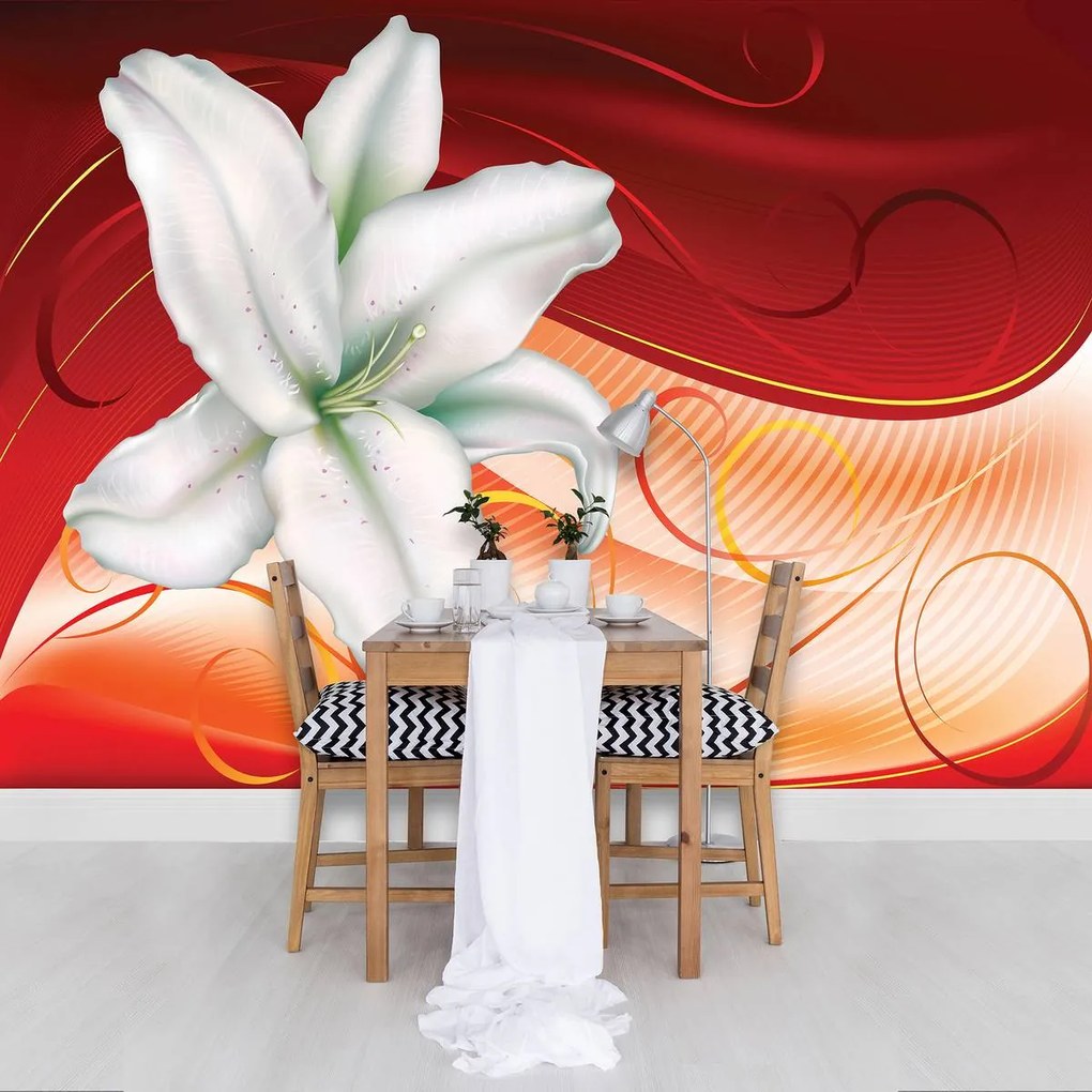 Fototapet - Arta abstractă a Lili Hearts (152,5x104 cm)