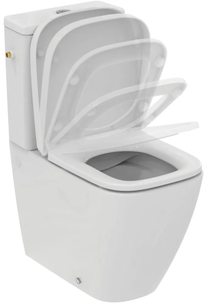 Vas wc stativ rimless plus Ideal Standard i.life S alb cu rezervor si capac inclus