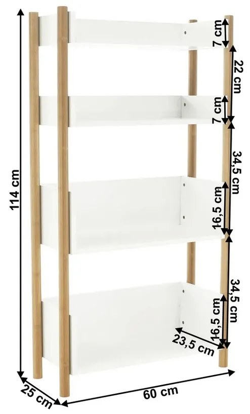 Raft Baltika, tip 3, 60 x 25 x 114 cm