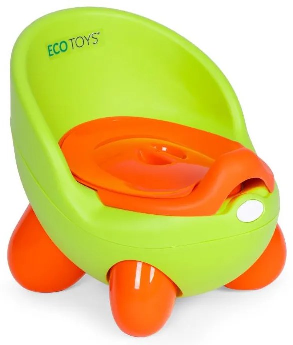 Ghiveci cu inserție detașabilă, picioare anti-alunecare verde