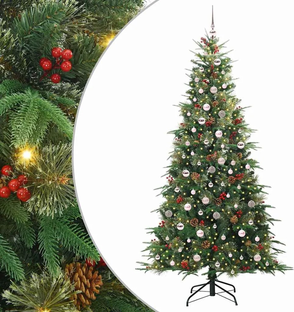 vidaXL Brad de Crăciun artificial cu ramuri articulare Verde 240 cm