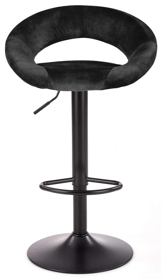 Scaun de bar Kaiden, negru