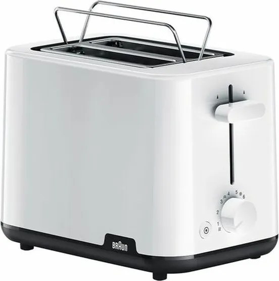 Prăjitor de Pâine Braun HT1010WH 2R 900 W