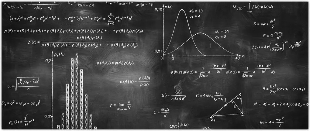 Tablou - Dragoste de numere (120x50 cm)
